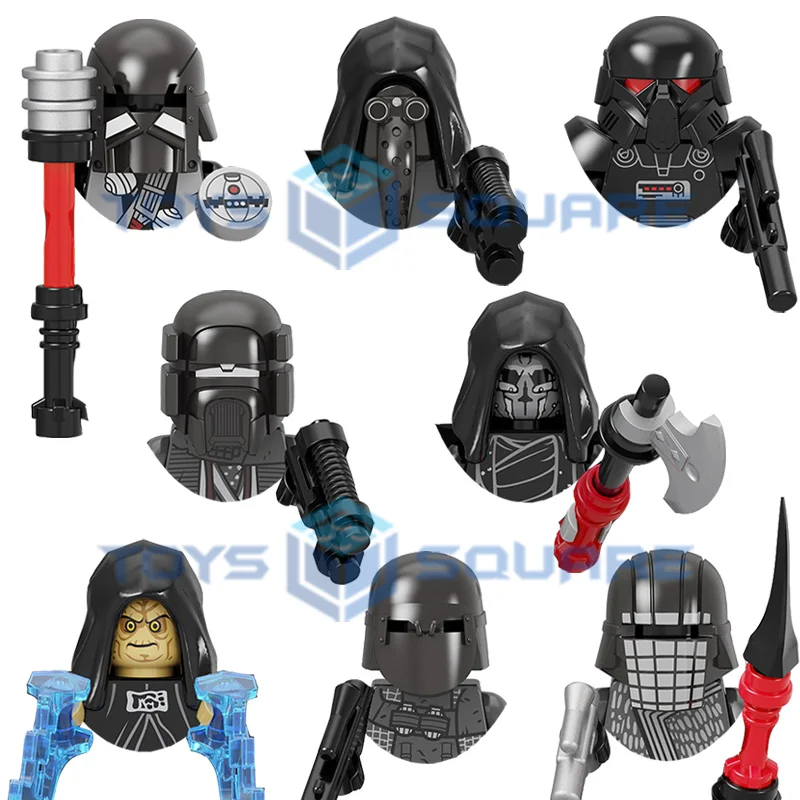 DISNEY Knight Kylo Ren Garindan Dark Trooper Palpatine Model Building Blocks MOC Bricks Set Gifts Toys For Kids