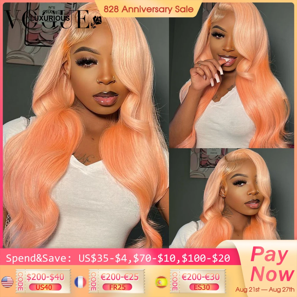 Loose Body Wave Wigs Preplucked Brazilian Virgin Human Hair 13x4 Transparent Lace Front Wig Silky Straight