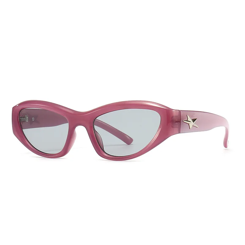 

Steampunk Casual Pink Black Sunglasses Women Goggle Y2k Mirror Sun Glasses Men Punk Shades Eyewear Unisex Outdoor Eyeglasses
