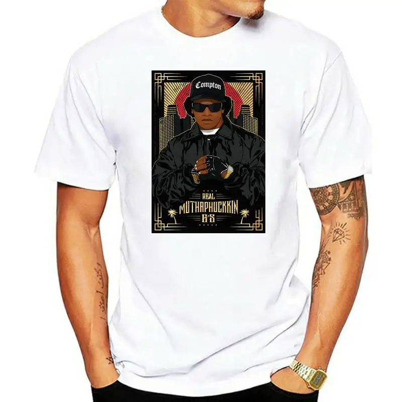 

Tees EAZY E T-shirt Rap Singer Character Graphic T Shirt Short Sleeve Casual O-neck Tops