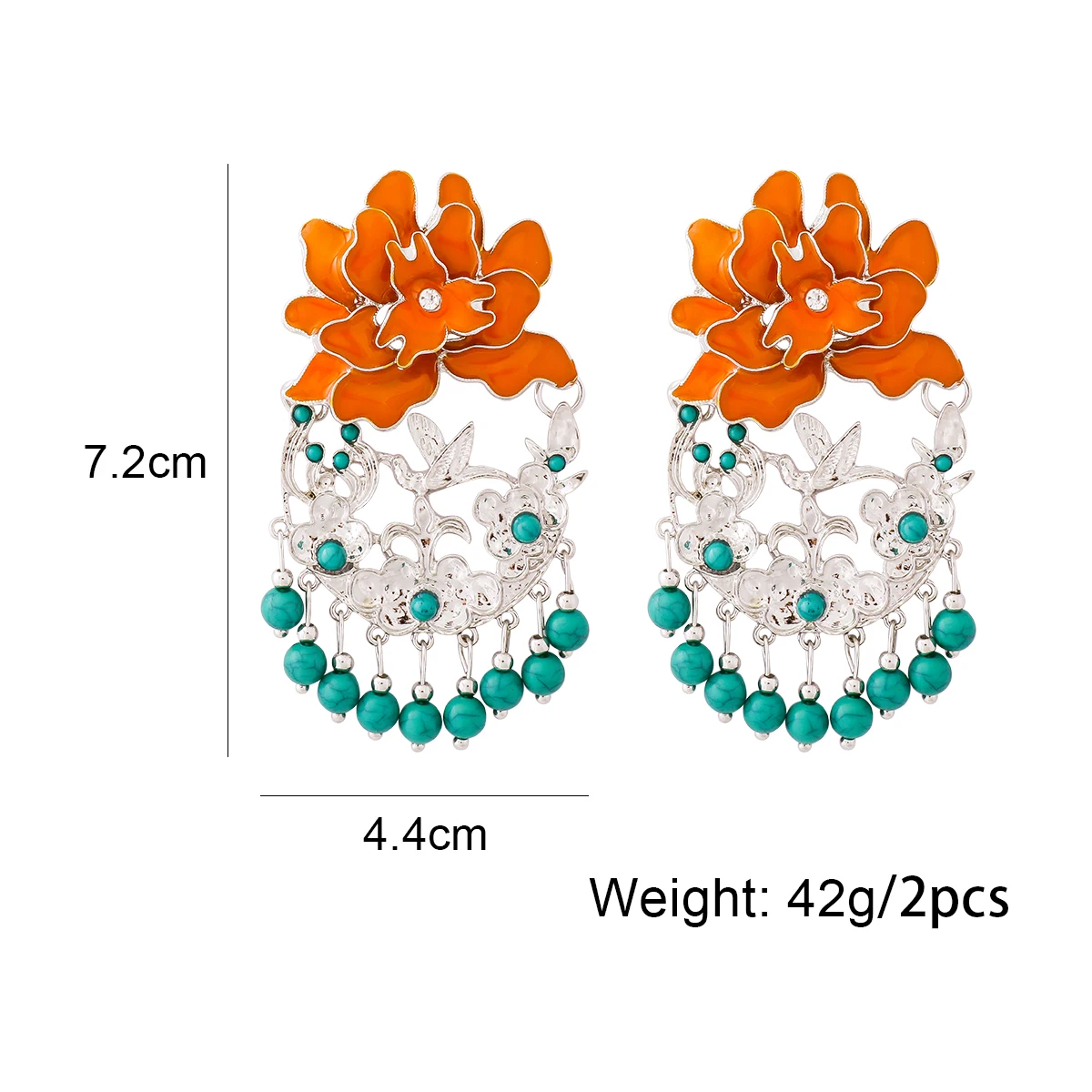 Винтажные серьги ZAA в индийском этническом стиле ювелирные изделия для женщин