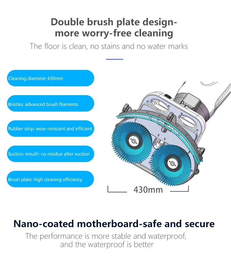 

New Product Release Mini Floor Scrubber with Lithium Battery Powered