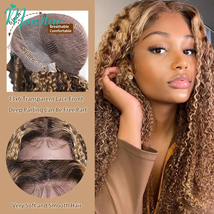 Парик натуральный естественный светлый 13 х6 дюймов