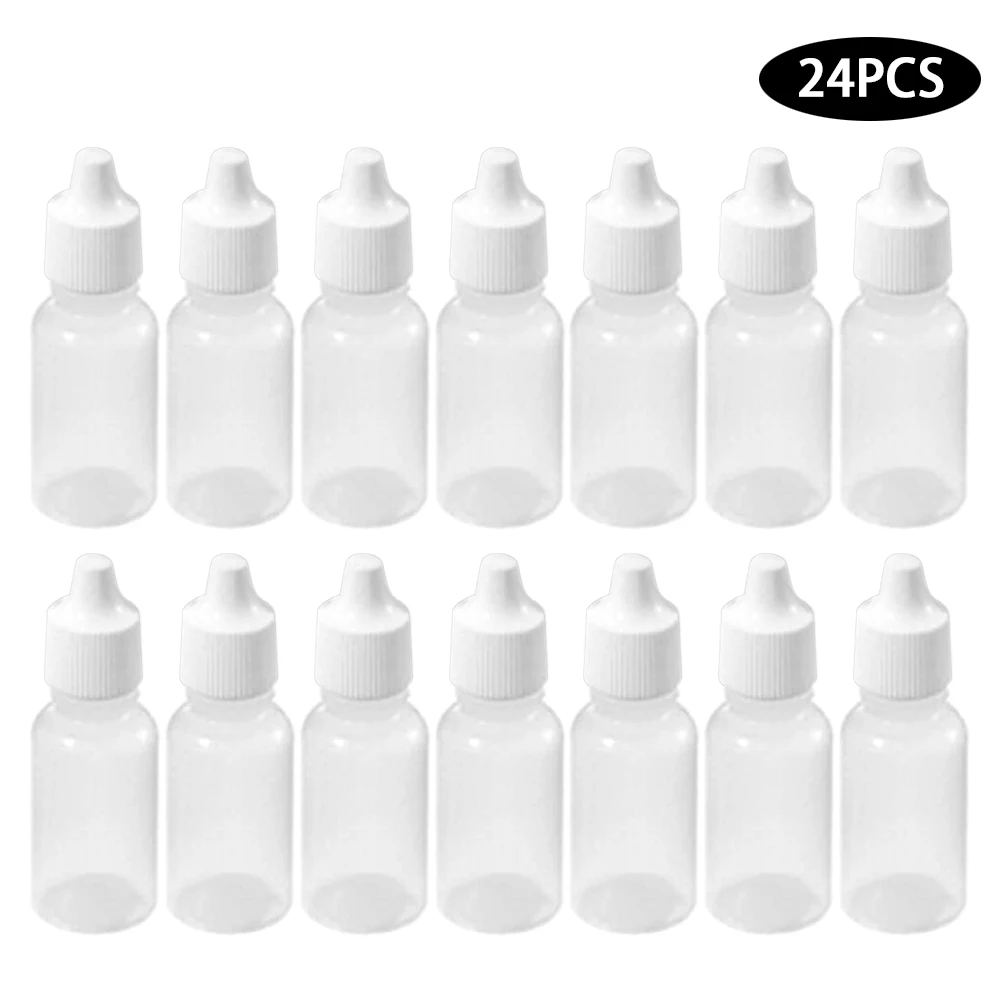 24 шт. пластиковые бутылки для жидкости эфирных масел 15 мл