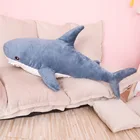 Плюшевая игрушка-подушка в виде акулы, 45 см