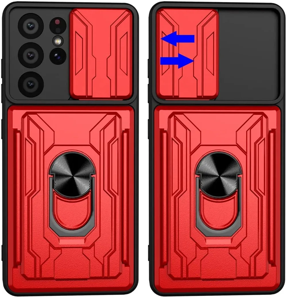 

Galaxy S22 Ultra Slide Camera Lens Case For Samsung Galaxy S22 Ultra S21 FE S20 Plus Note 20 A12 A22 A32 A42 A52 A72 A33 A53