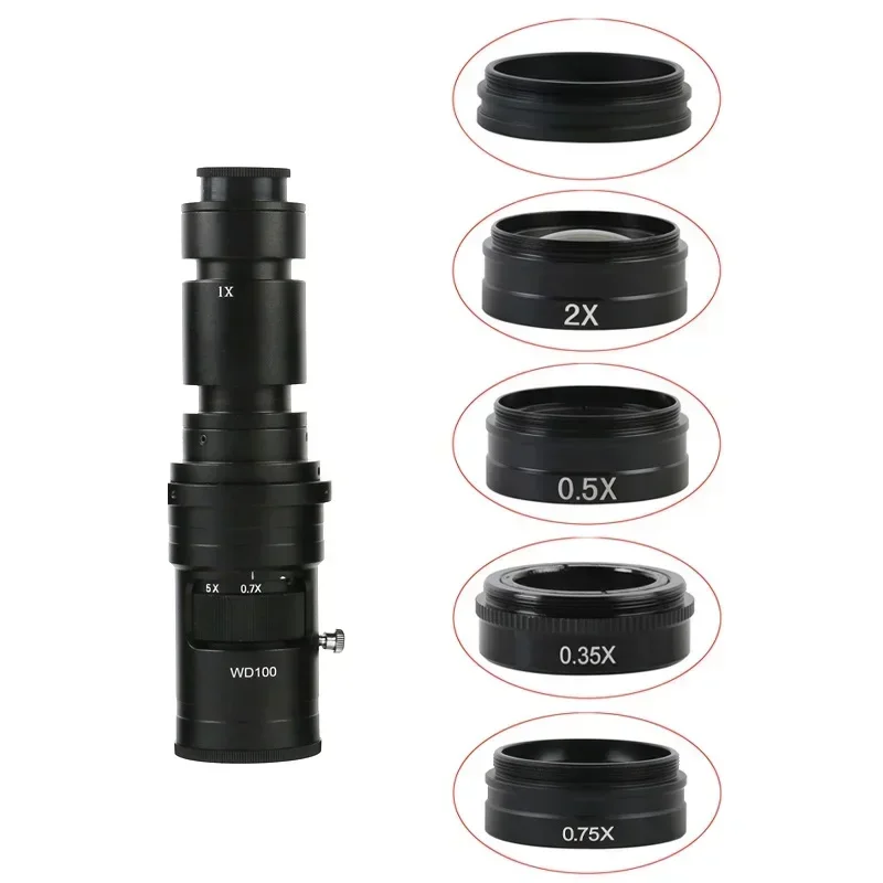 

Eakins оптический стеклянный объектив 0.7X-5X