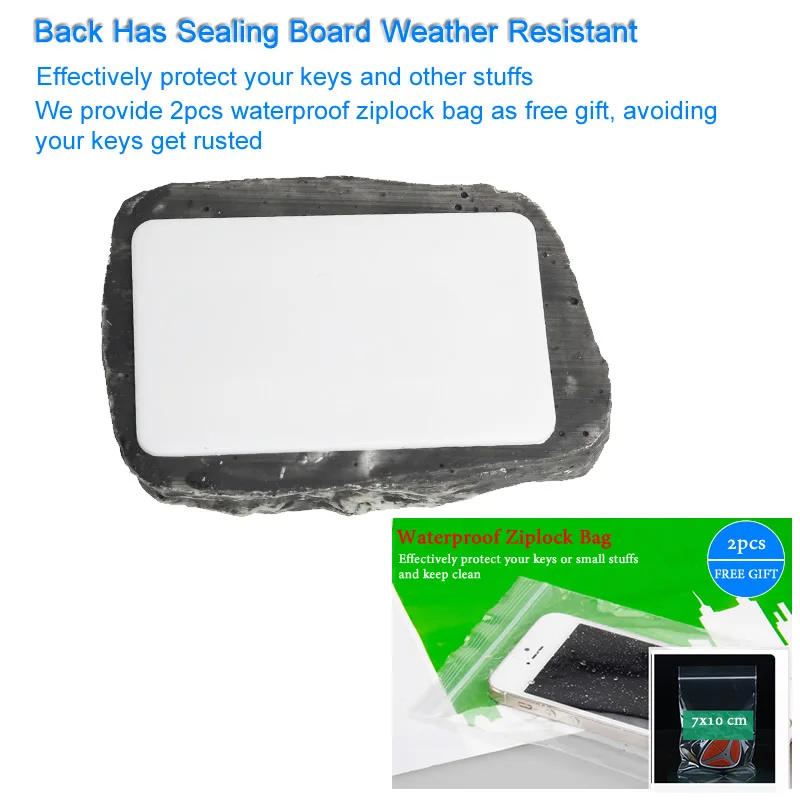 Сейф для хранения секретного камня водонепроницаемый Скрытый в форме дома улицы