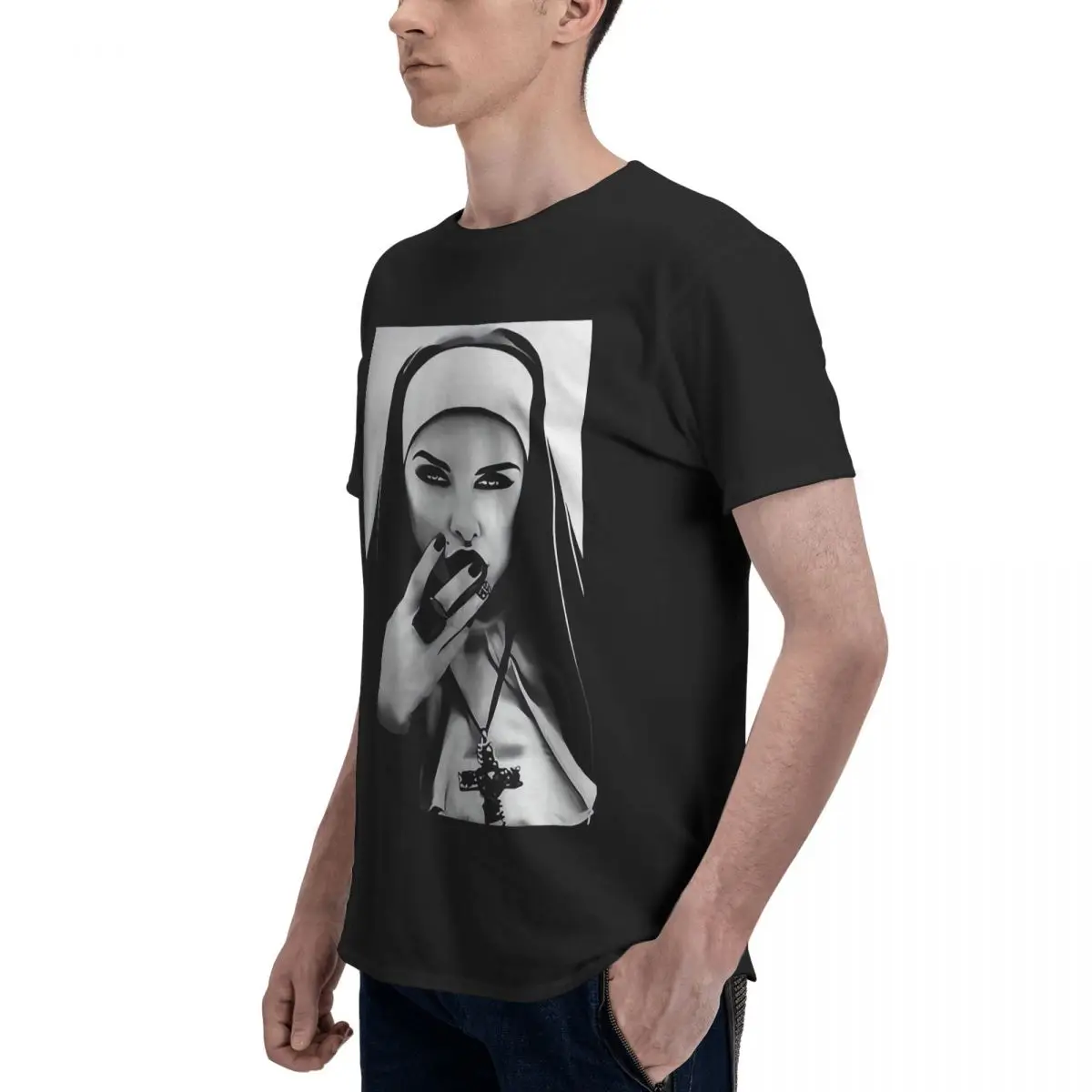 Stoner Nun Nonne Gras Hba повседневные дышащие удобные кавайные новые подарки и футболки из