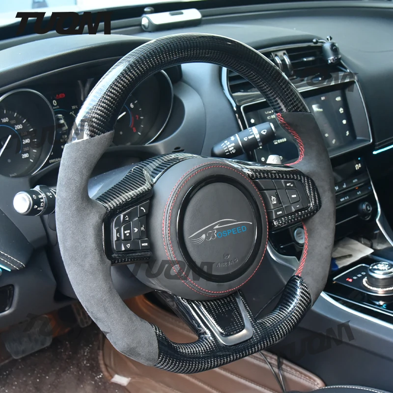 Рулевое колесо из углеродного волокна для Jaguar XE XF F-Type F-Pace E-Pace