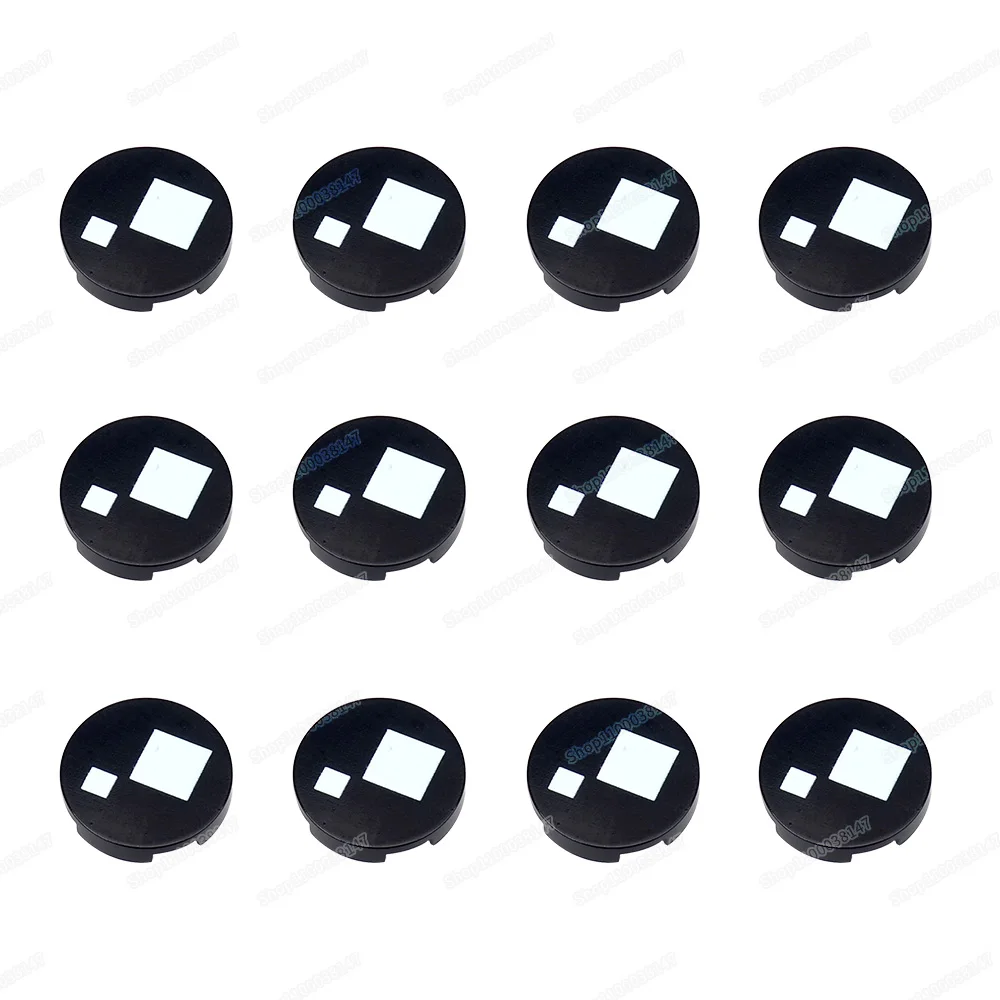 Строительный блок с белым квадратным узором 14769 круг 2X2 плитка печатные блоки MOC