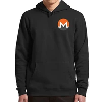 monero logo crypto hoodies xmr currency token traders man sweatshirts soft unisex casual oversized hoodie