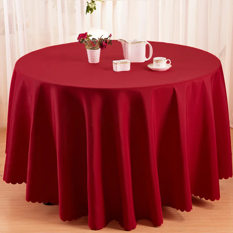 

2022 square cover pure color table cloth round table cloth_AN2123