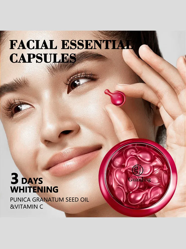 

500mg 30PCS Mini Vitamin C Essence Capsule Mild Moisturizing And Brightening Face Serum Oil Control Pore Shrinking Facial Toner