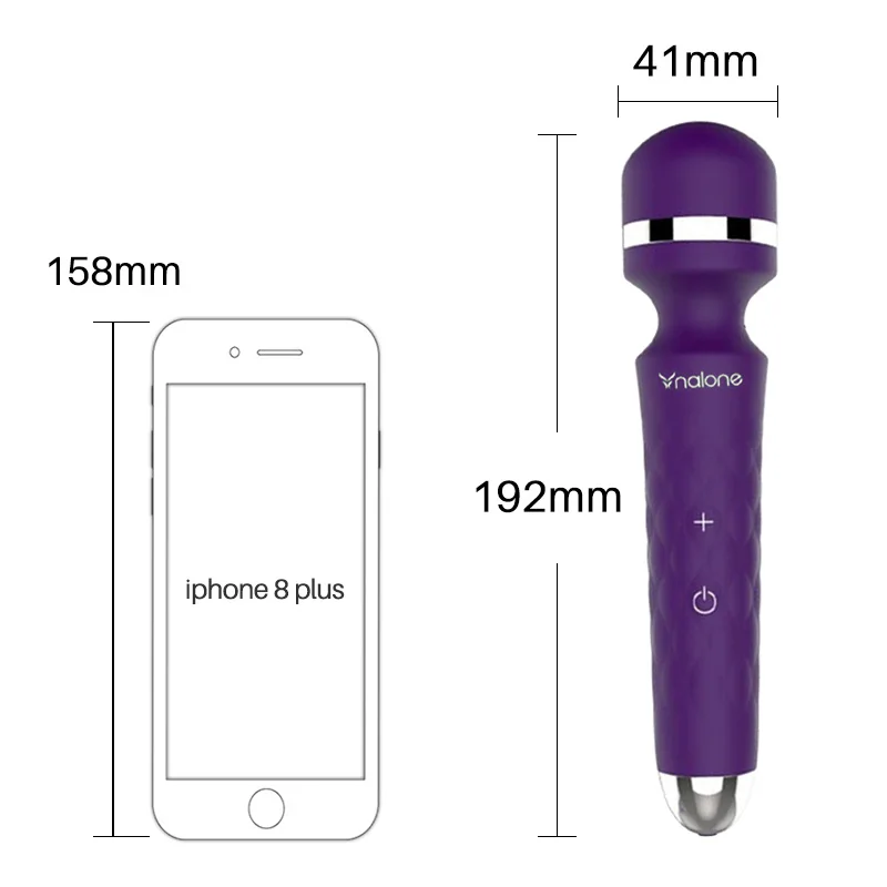 Мощный вибратор для клитора Nalone с зарядкой от USB волшебная палочка AV-вибратор