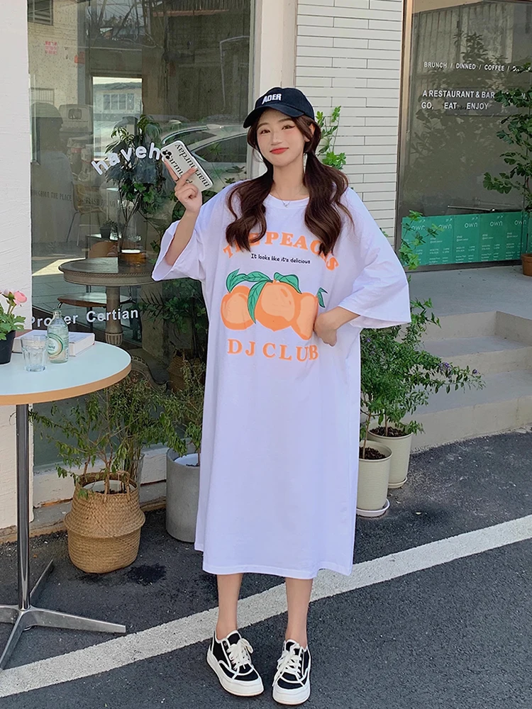 Plus Size plus Plus size Women's clothing dress Slimming Belly Covering Chubby Skirts Summer Female 2024 New 00.00kg Fa... |