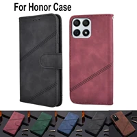 luxury wallet flip cover for honor 50se 7a 8s prime 9a 9c 9s play 9a 50 lite 50 60 play 5t pro 60 se phone case leather shell