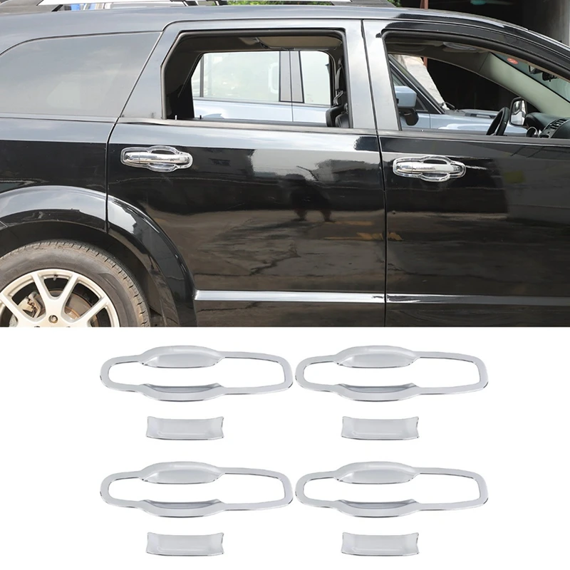 Автомобильная хромированная накладка на дверную ручку для Dodge Journey Fiat Freemont 2013-2016