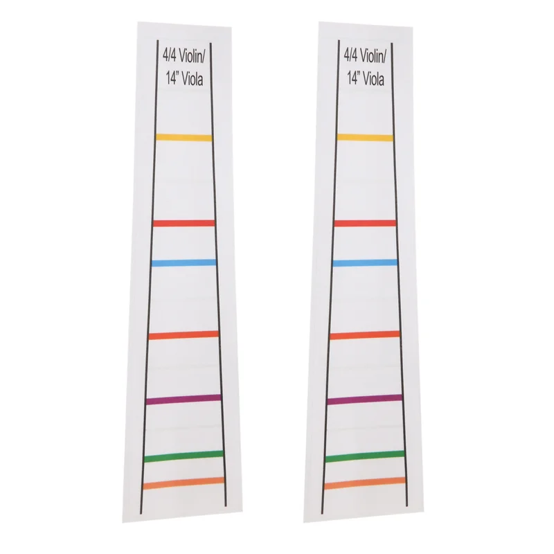 4/4 стикер на гриф для скрипки маркер грифа лента изучения нот 2 шт.