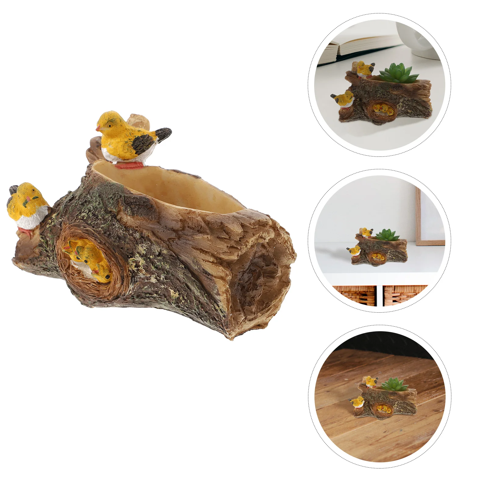

1pc Decorative Resin Flowerpot Resin Craft Animal Pot Decorative Flowerpot