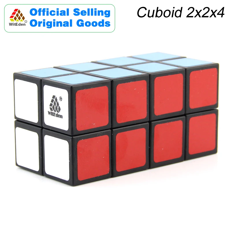 WitEden 2x2x4 Cuboid Magic Cube 224 Cubo Magico Professional Speed Neo Cube Puzzle Kostka Antistress Toys For Children