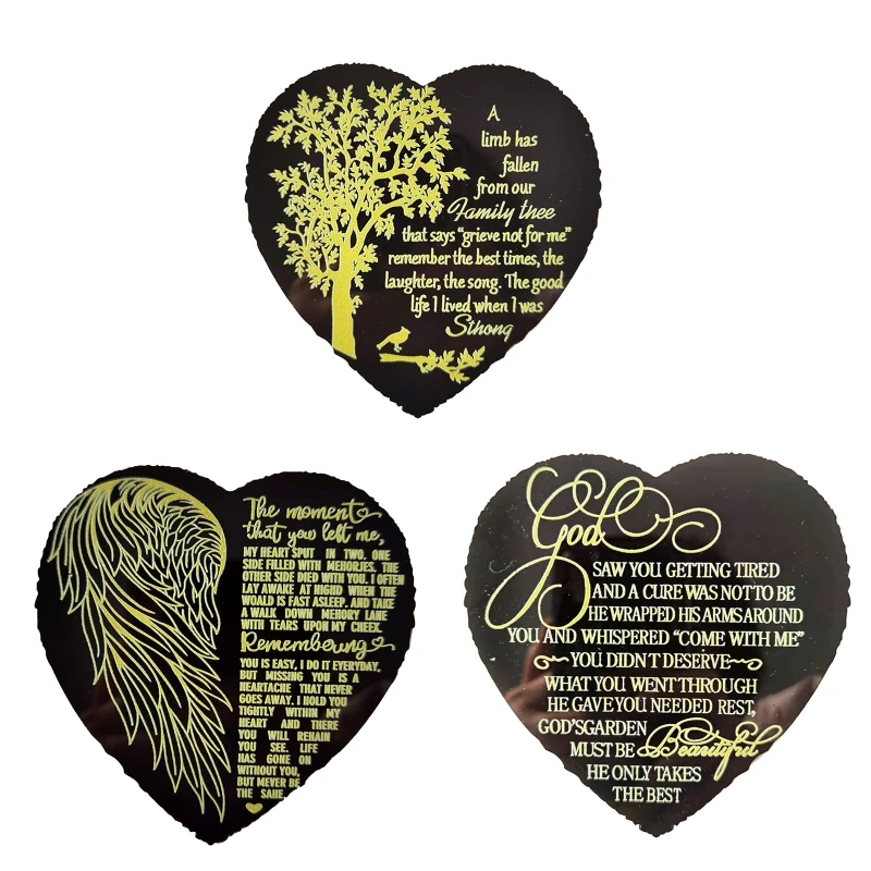 Статуэтка в форме сердца из акрила памятная миниатюрная каменная модель подарок