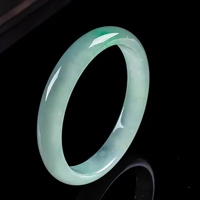 Ювелирные изделия zheru браслет из натурального бирманского нефрита 54 мм-62 мм