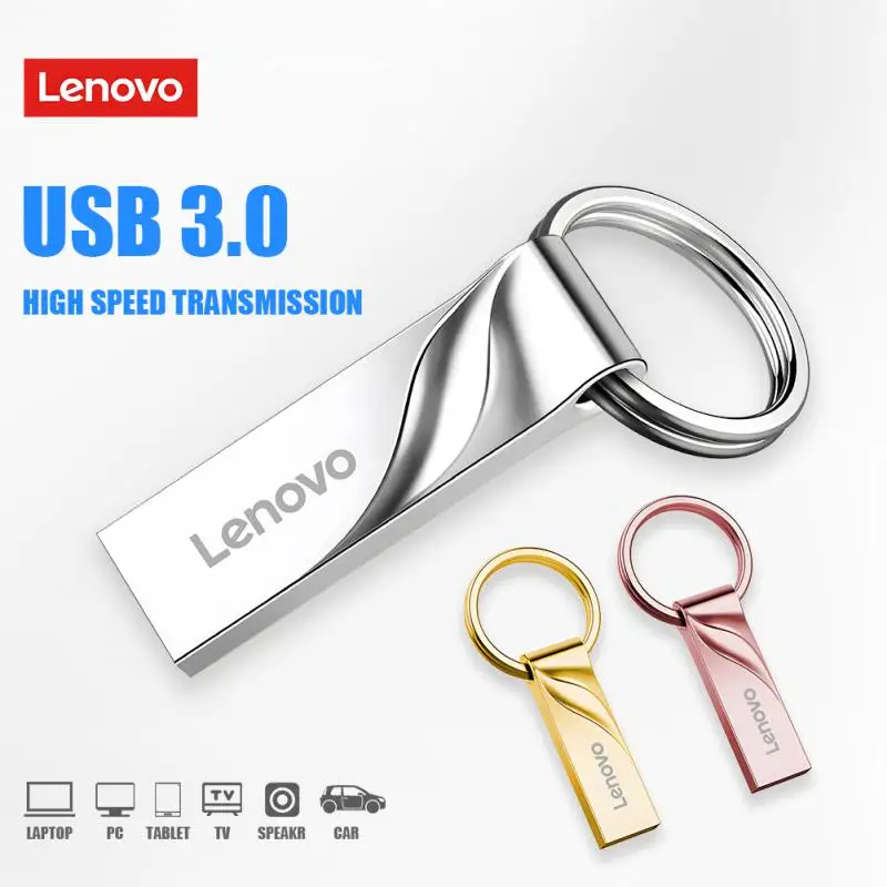 

Lenovo Ultra USB 3,0 Memory Stick 2 ТБ USB-флеш-накопитель Высокоскоростная передача Металлический накопитель для большого пальца для ПК Ноутбук Планшет/Фо...