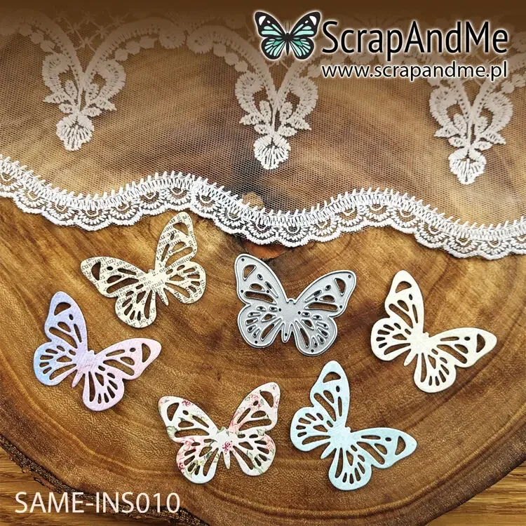 Альбом-карта DIY PaperButterfly Салли Цветы Рамка Металлические штампы Силиконовые