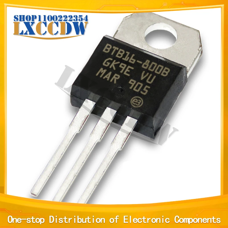 

10 шт BTB16-800B TO-220 BTB16 800V 16A TO220 двунаправленный тиристор