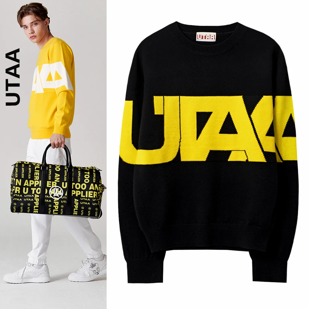 

Sweaters for Men Autumn and Winter Warm Pullover Round Neck Long-sleeved Men's Jacket Outdoor Leisure Luxury Knitted Top