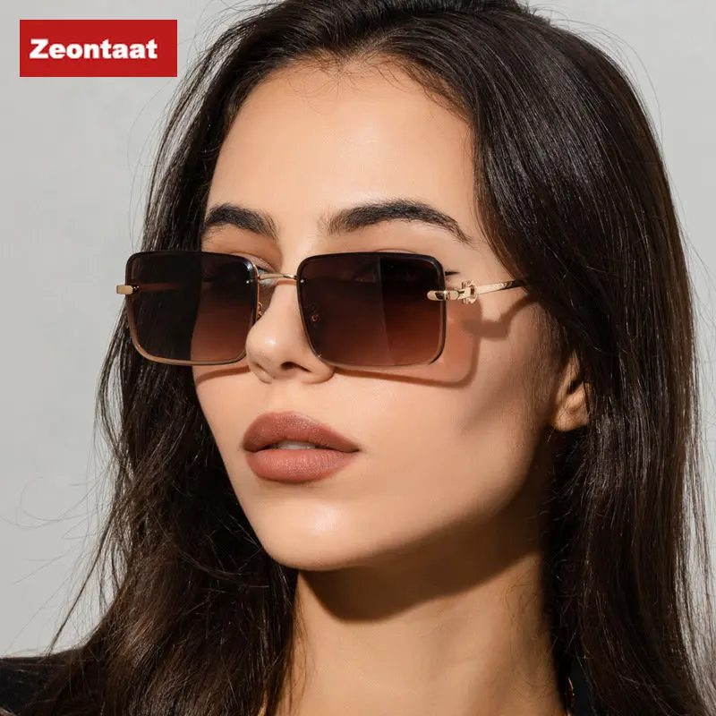 

Солнцезащитные очки без оправы UV400 для мужчин и женщин, брендовые дизайнерские классические модные готические солнечные очки, 2022