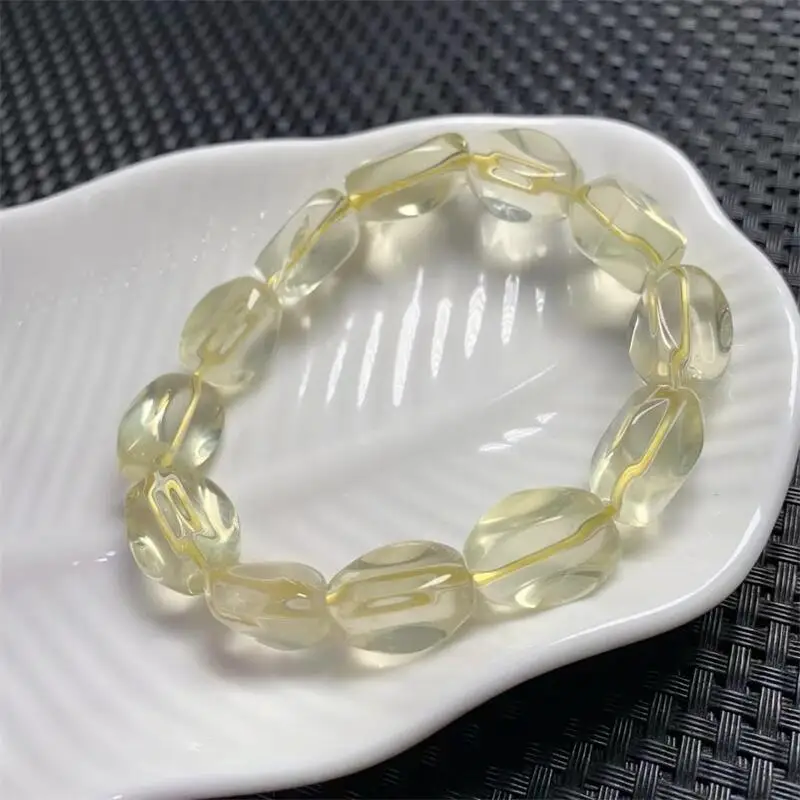 Натуральный браслет произвольной формы с лимоном и цитрином драгоценный камень