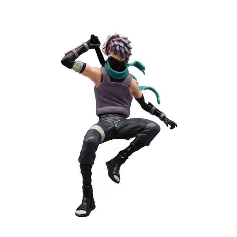 

Anime Naruto Figure Hatake Kakashi Cake PVC Model Doll Action Figure statue Ornaments Cartoon Cool Kids Toy Birthday Gifts16CM