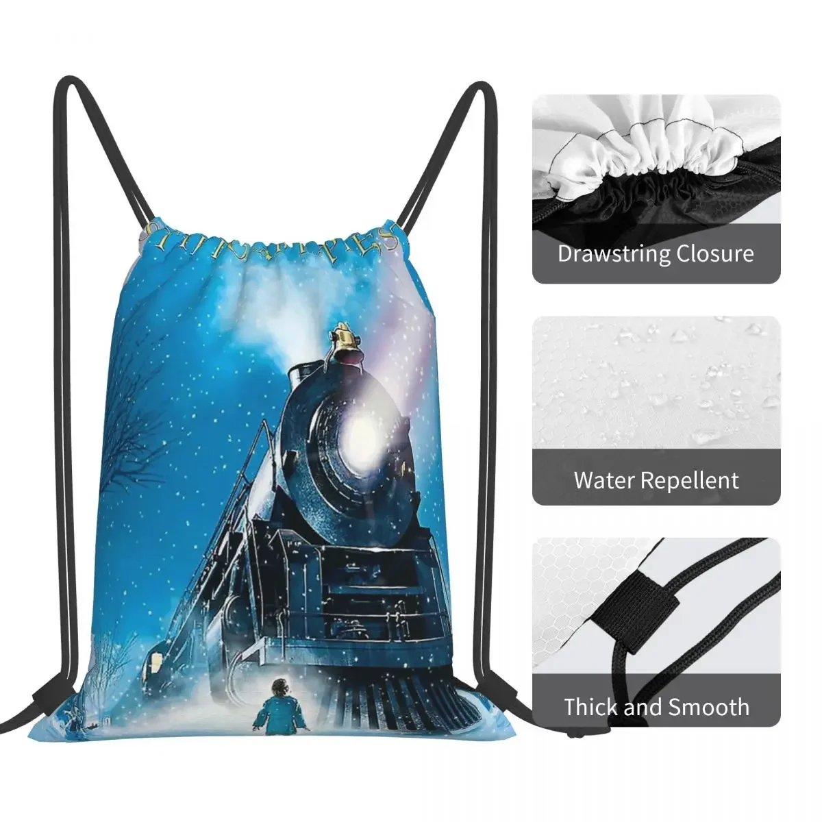 Рюкзаки The Polar Expr многофункциональные портативные сумки на шнурке карманные