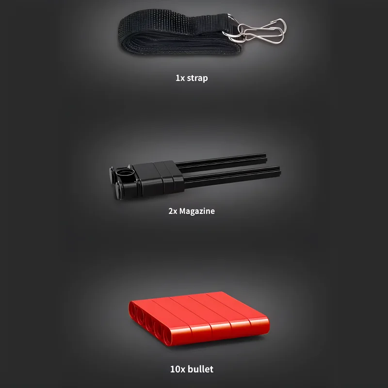 Строительные блоки Mould King 14002 с техническим пистолетом строительные MOC 98K