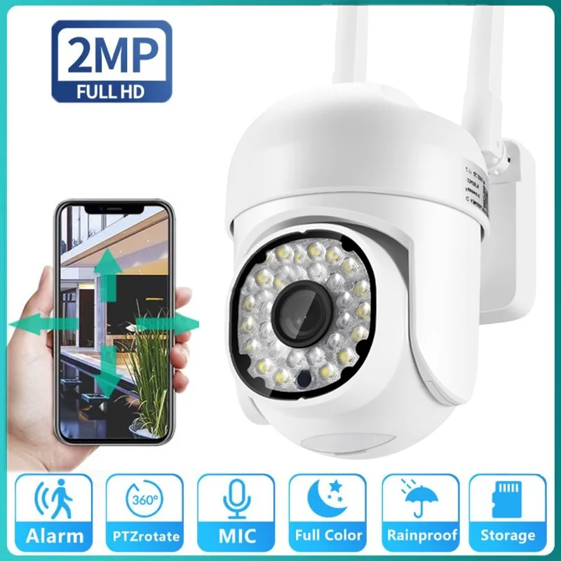 

IP-камера 2 Мп с облачным Wi-Fi, датчиком присутствия и автослежением, 1080P