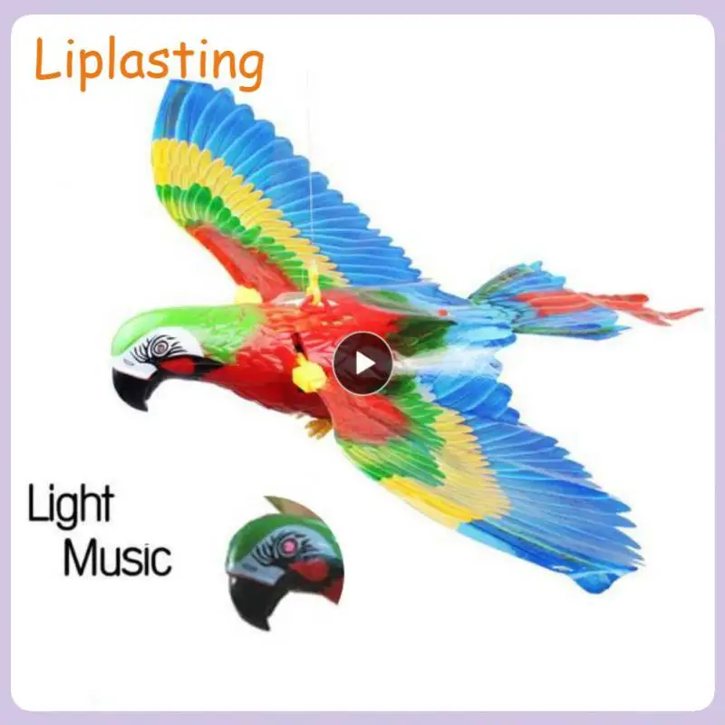 

Luminous Hanging Line Flying Bird Parrot Toys Baby Toy Flying Bird Garden Decor Chase Birds Toys Interactive Cat Toys Portable