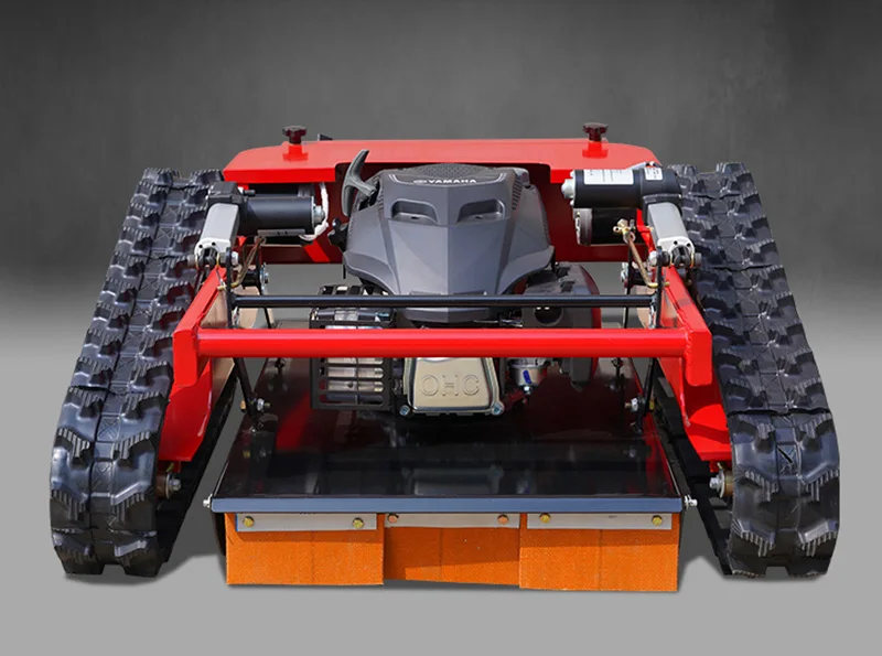 Remote control Lift Lawn Mower crawler Weeder garden wasteland weeding cutting grass Gasoline Self-propelled hybrid trimmer