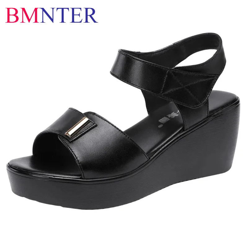 

Fashion Buckle Gothic Shoes Summer Block Heels Rubber Sole High Quality Platform Sandals Women Gladiator Shoes women Footwear