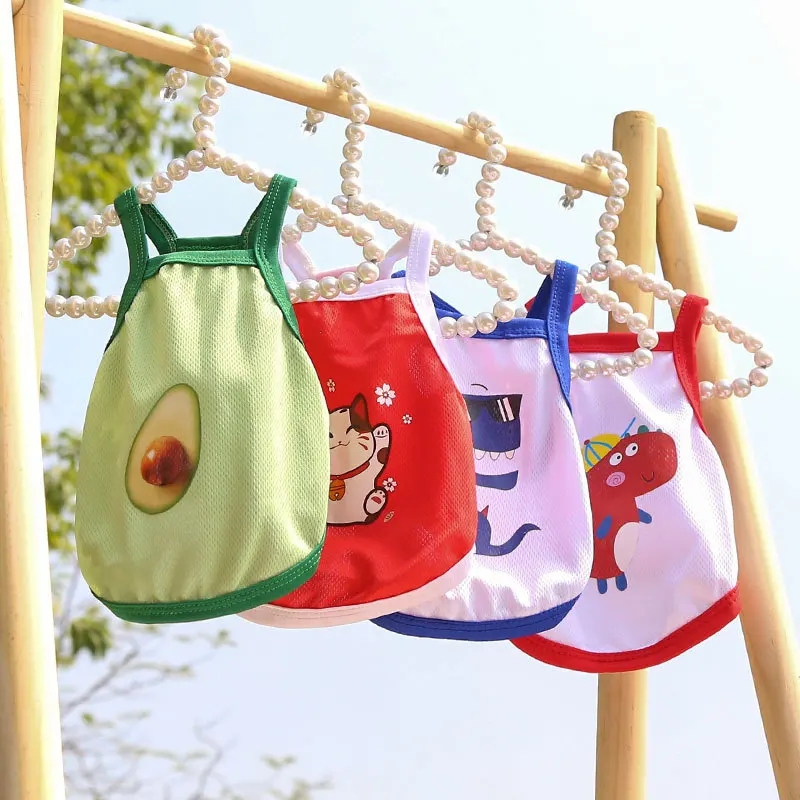 

Cute Pet Dog Clothes For Small Dogs Fruit Printed Spring Puppy Cat Cotton T-shirt Vest Summer Pet Clothing Chihuahua Pug Shirts
