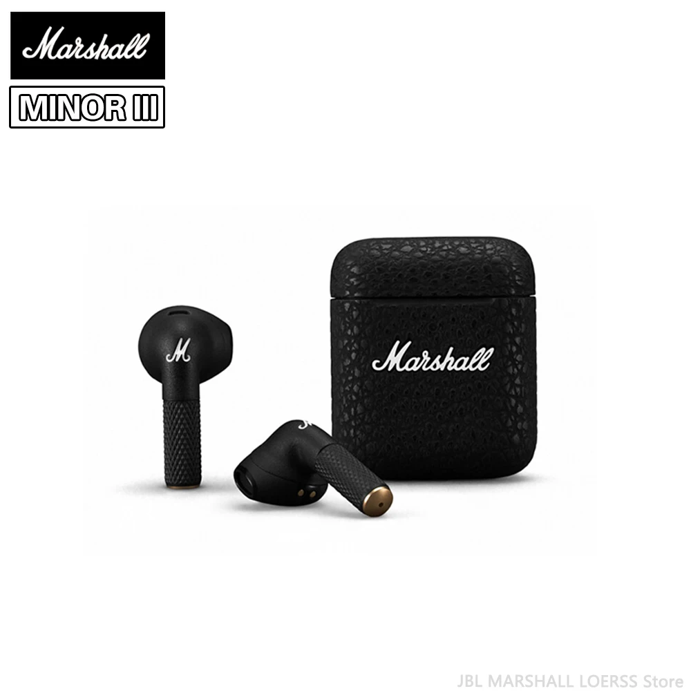 

Marshall Minor III True Wireless Earbuds (TWS) with Microphon Deep Bass Bluetooth Headphones Headset Earphones