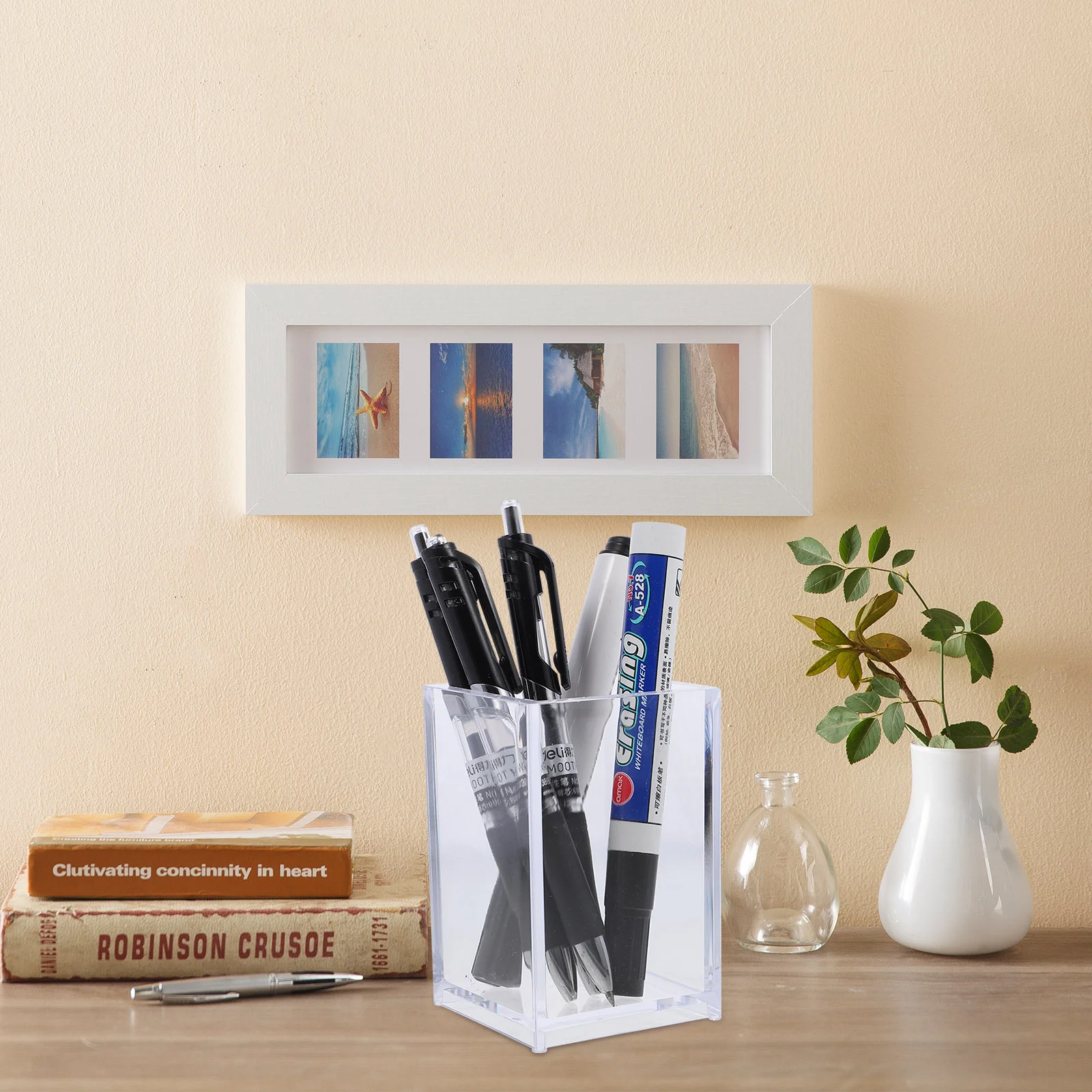 

3 шт., прозрачные контейнеры для ручек