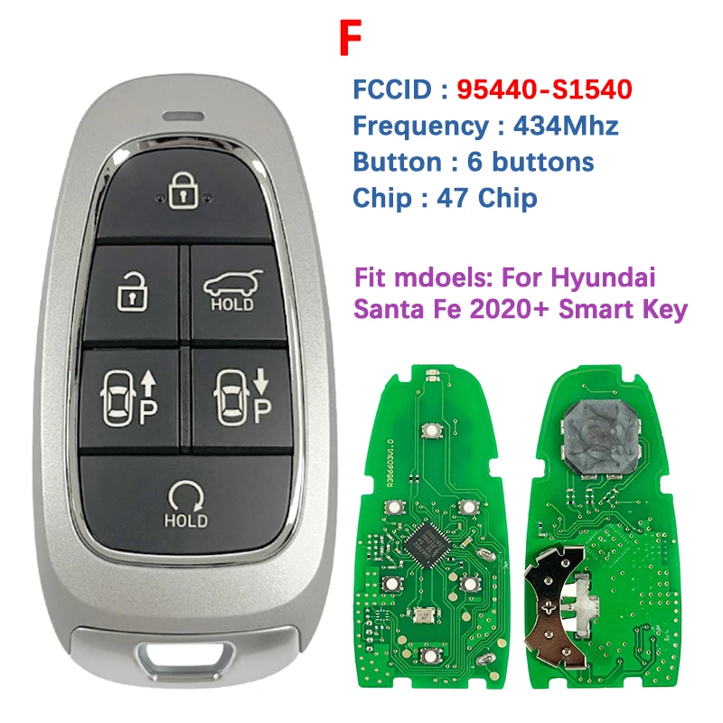 

Ключ послепродажного обслуживания для Hyundai Santa Fe Remote 47 чип 433 МГц 95440-S1500 95440-S1510 S2500 S1530 S1540 S1560 S1570 S2500 S2510