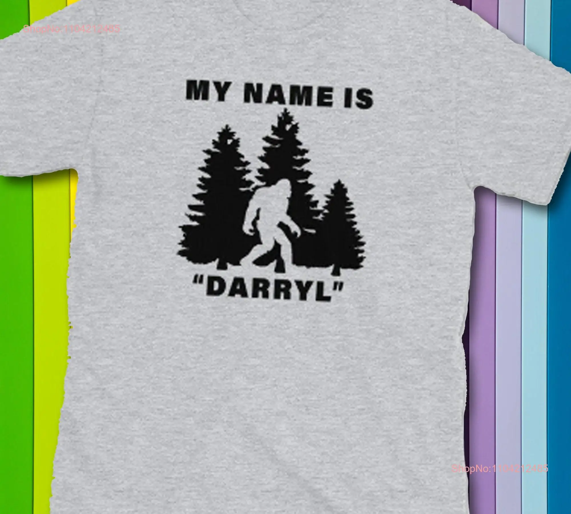 Футболка My Name Is Darryl с длинными или короткими рукавами