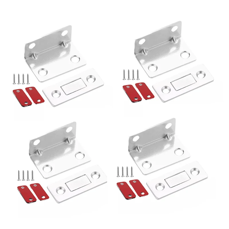 

Магнитная защелка для шкафа серебристого цвета