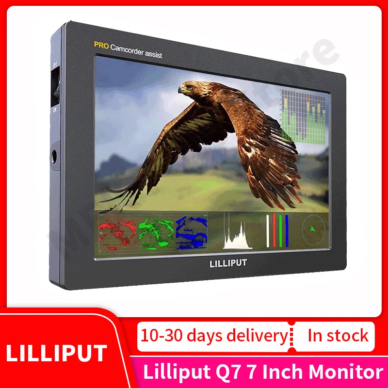 

Lilliput Q7 7 Inch IPS Full HD 1920x1200 On Camera Field Monitor Metal housing with SDI and HDMI Signal Converter Functions New