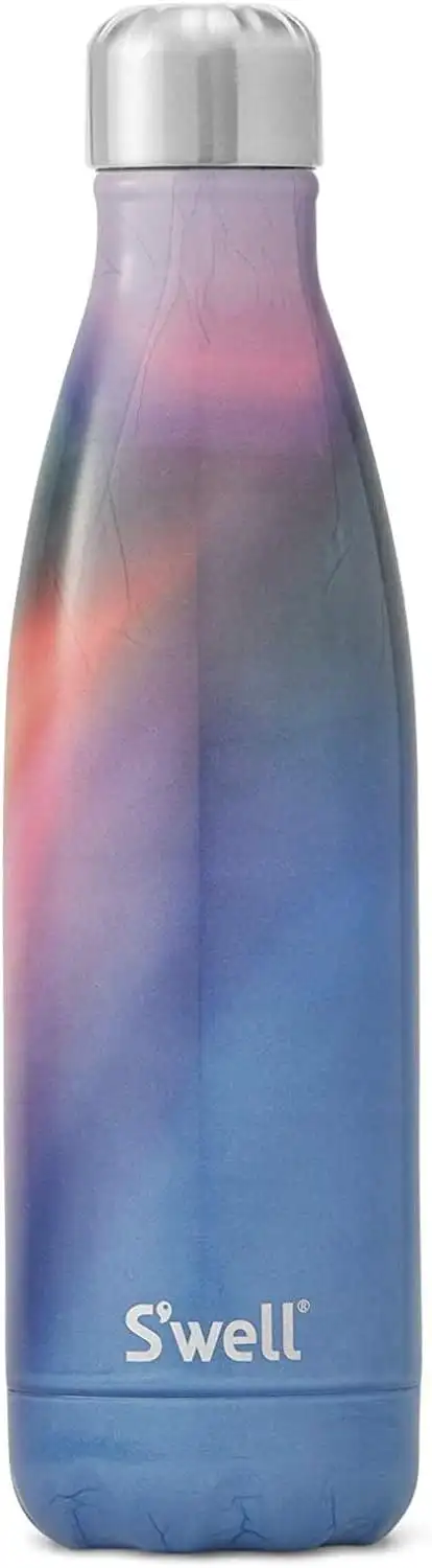 

S'well Vacuum Insulated Stainless Steel Water Bottle, Aurora, 17 oz