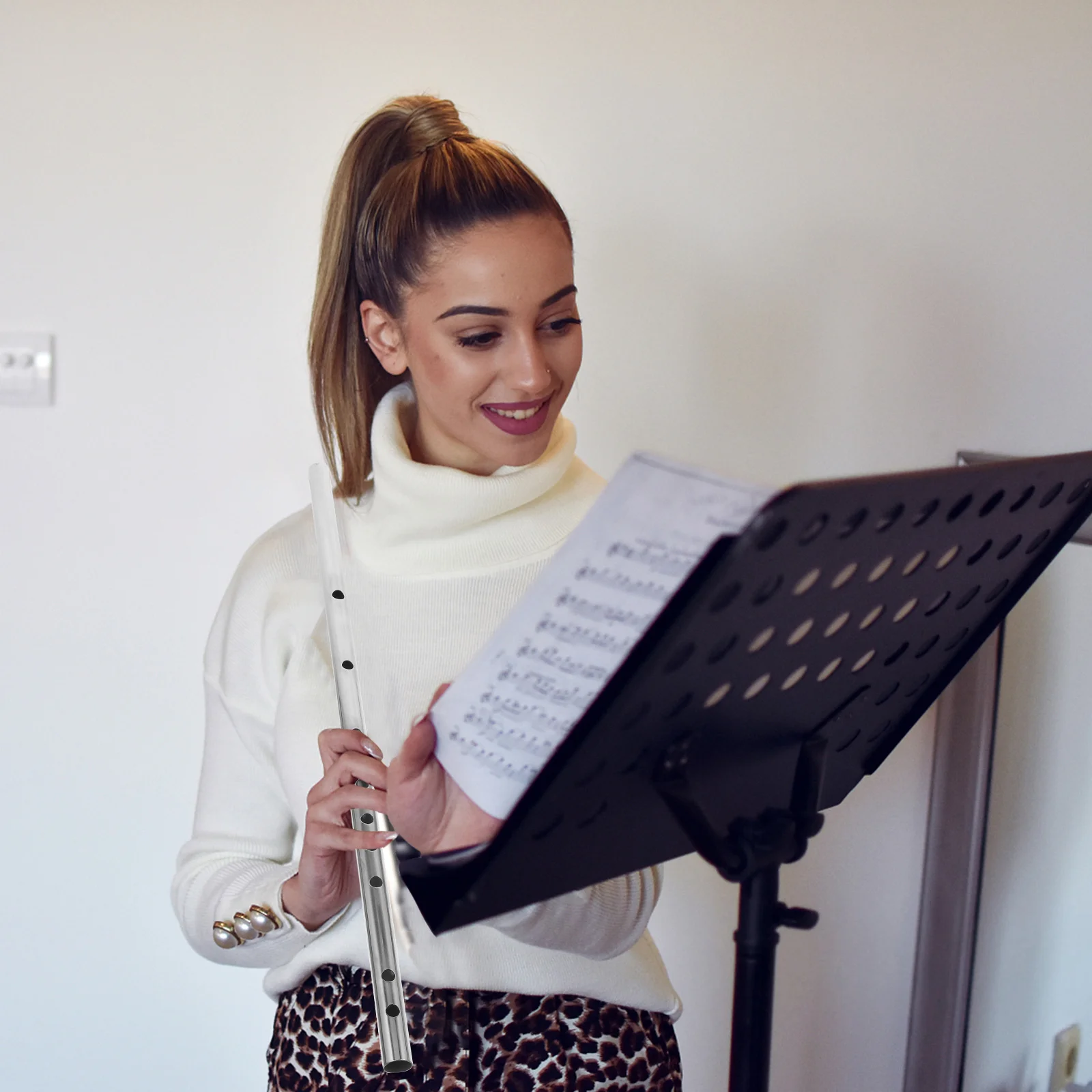 Флейта из нержавеющей стали Flauta Sweet Instrument Китайская бамбуковая музыка