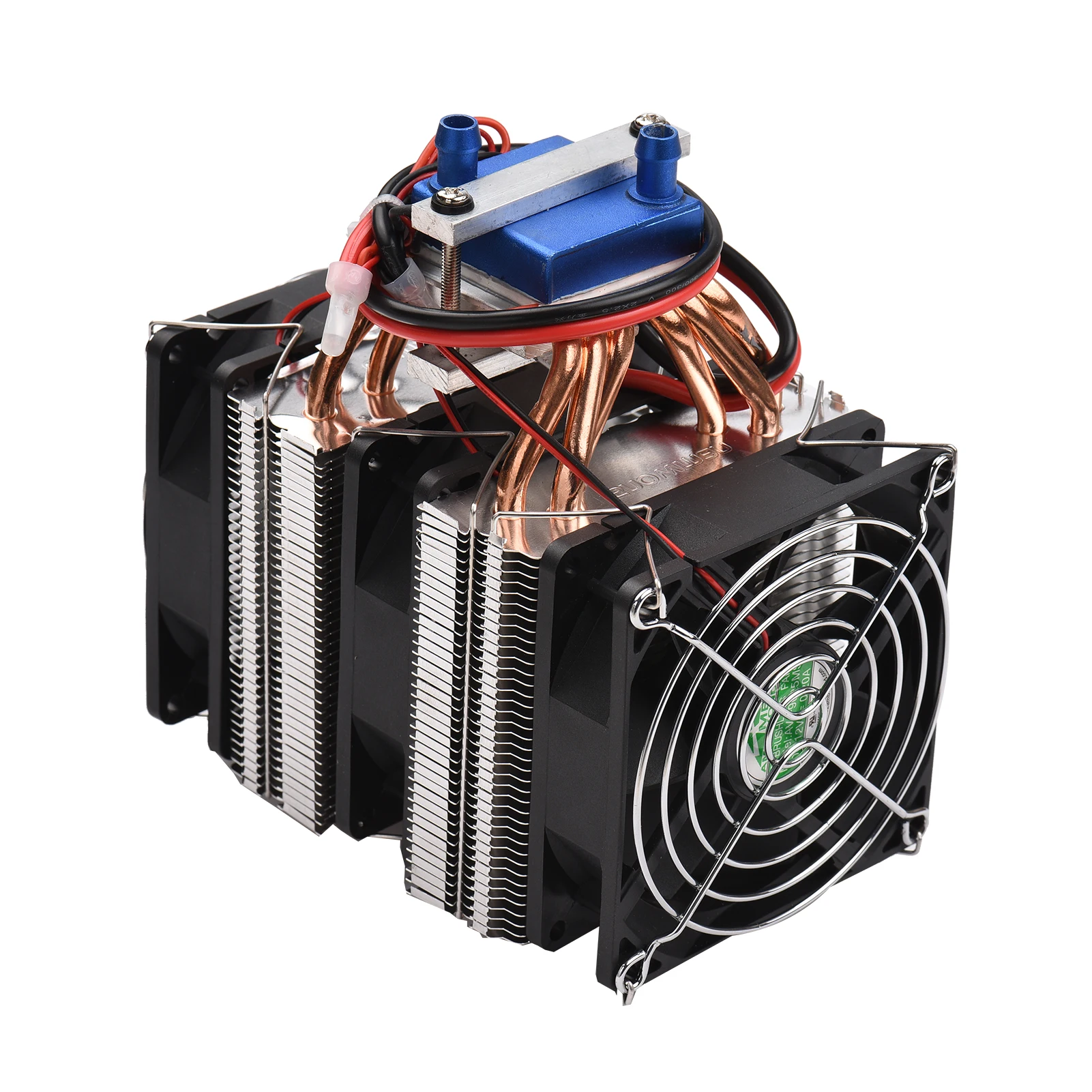 

Semiconductor Refrigeration Chiller 12V 180W Cooling-water Machine DIY Air Conditioner with 6pcs Heat Dissipation Copper Pipe
